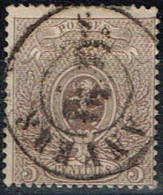 Belgique - 1865 - Y&T N° 25 Dentelé 15, Oblitéré Anvers - 1866-1867 Petit Lion