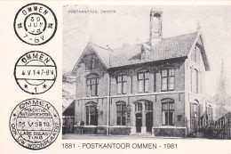 482892Postkantoor Ommen. 1881 -  1981. (REPRO) - Ommen