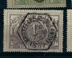 TR 13- Brun-lilas - Obl. BRUXELLES - DUQUESNOY - 26/06/1889 - Used