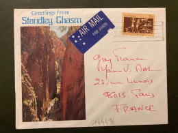 LETTRE STANDLEY GHASM Par Avion Pour La FRANCE TP MUSIC AND DANCE 75c OBL.MEC. - Cartas & Documentos