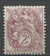 ALEXANDRIE N° 20 NEUF* TRACE DE CHARNIERE /  Hinge / MH - Neufs