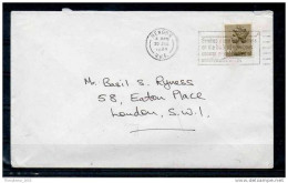 LETTERA COVER LETTER - DA-FROM INGHILTERRA-U.K.-ENGLAND A-TO INGHILTERRA-ENGLAND-LONDON - 1981-1990 Dezimalausgaben