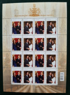 Canada 2012 MNH Sc 2465a+b**  8 X P + 1,75c Royal Wedding, Plate Block - Nuovi