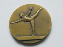 Médaille De Gymnastique - Poutre   *** EN ACHAT IMMEDIAT *** - Gymnastics