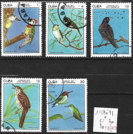 CUBA 1987 à 91 Oblitérés Côte 2 € - Used Stamps