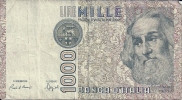 BANQUE NATIONALE D'ITALIE BANCA D'ITALIA 1000 LIRE 1982 MARCO POLO - 1000 Lire