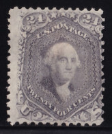 Estados Unidos, 1861  Y&T. 24. MH., 24 C. Violeta-gris - Nuovi