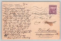 CZECHOSLOVAKIA - PICTURE POSTCARD 1934 TROPPAU - WIESBADEN/DE / 1469 - Briefe U. Dokumente