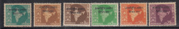 Full Set Of 6, Oveperprint Of 'Vietnam' On Map Series, Watermark Ashokan, India MNH 1962 - Neufs