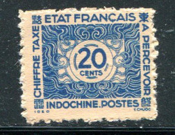 INDOCHINE- Taxe Y&T N°82- Neuf Avec Charnière * - Timbres-taxe