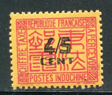 INDOCHINE- Taxe Y&T N°59- Neuf Sans Charnière ** - Postage Due