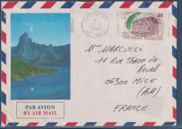 Enveloppe Illustrée Polynésie Française N°323 Papeete RP 21.12.1989 - Lettres & Documents