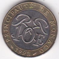 Monaco 10 Francs 1993 Rainier III , Bimétallique - 1960-2001 New Francs