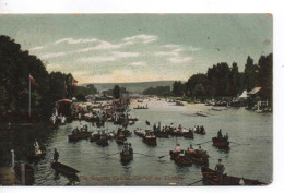 THE REGATTA COURSE - HENLEY ON THAMES - BERKS - WITH GOOD BRACKNELL SKELINGTON POSTMARK 1905 - Sonstige & Ohne Zuordnung