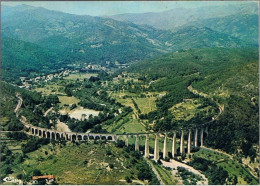 CPM..30..CHAMBORIGAUD..VUE AERIENNE..LE VIADUC..AU FOND CHAMBORIGAUD - Chamborigaud