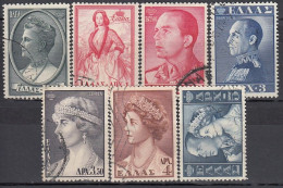 GRIECHENLAND 1957 -  MiNr: 654-667 7 Werte  Used - Oblitérés