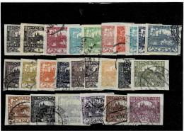 CECOSLOVACCHIA ,"Vur Hradcany",25 Pezzi Usati Quasi Tutti Diversi ,qualita Ottima - Used Stamps