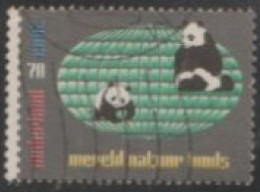 1984 NETHERLAND STAMP USED On WWF/Fauna/Mammals/Panda - Oblitérés