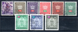 LIECHTENSTEIN / TAXES / N°2-35-36-37-38-42-63-64-65 OBLITERES - Postage Due