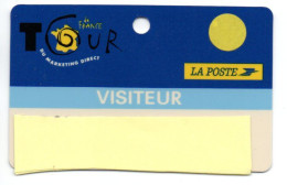 Carte Salon Badge LA POSTE TOUR DE FRANCE Card FRANCE Karte (F 623) - Exhibition Cards