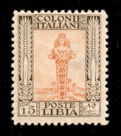 Colonie - Libia - 1926 - 15 Cent Pittorica (62 - Dentellato 11) - Gomma Integra - Ben Centrato - Cert. AG - Altri & Non Classificati