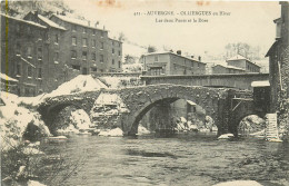 63 , OLLIERGUES En Hiver , Les Deux Ponts Et La Dore , * 303 82 - Olliergues