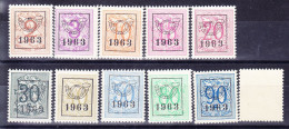 BELGIQUE 1963 COB PREO SERIE 56 **, PRE746 : Pli  ( 7C443A) - Typos 1951-80 (Chiffre Sur Lion)