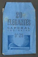 Publicite     Etui   Cigarettes 20 Elegantes Caporal Ordinaire  3 F25 - Other & Unclassified