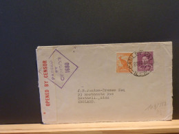103/852  LETTRE AUSTRALIA  1944 POUR ENGLAND CENSOR - Storia Postale