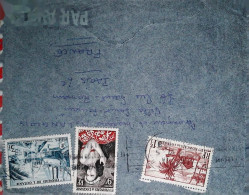 O 1 Lettre / Carte  Tahiti - Covers & Documents