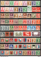 Svizzera 1907/63 Collezione Avanzata 630 Val. / Advanced Collection630 Val. */MH VF/F - Collections