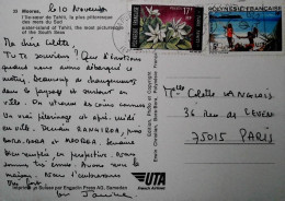 O 1 Lettre / Carte  Polynésie - Covers & Documents