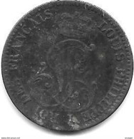 French Guiana 10  Centimes 1846   Km A2 Vf+ - French Guinea