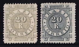 Brasil, 1884-88  Y&T. 59, 59a, (*), - Unused Stamps