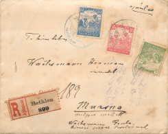 Romania World War 1 Letter Registered Beclean 1917 - Cartas De La Primera Guerra Mundial