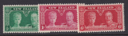 New Zealand, Scott 199-201 (SG 573-575), MNH - Neufs