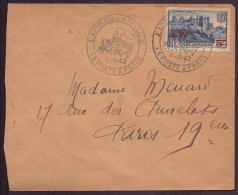 France, Enveloppe Du 4 Novembre 1942, Cachet " Exposition Philatélique " Paris ( Côte 8€ ) - Otros & Sin Clasificación