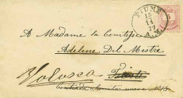 ESTERO > Ungheria - Tipologia: B - Ungheria - Da Fiume A Trieste Del 15.11.1877 Poi Per Volosca Con Kr.5 Dent.11,5 Yvert - Brieven En Documenten