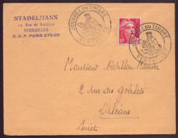 France, Enveloppe à En-tête " Stadelmann " Du 29 Juin 1946, Cachet Journée Du Timbre ( Côte 25€ ) - Autres & Non Classés