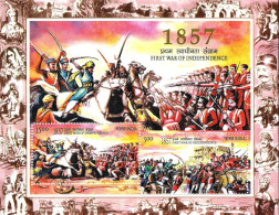 INDIA 2007 1857 FIRST WAR OF INDEPENDENCE MINIATURE SHEET MS MNH - Nuevos