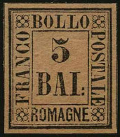 GOVERNO DELLE ROMAGNE - Tipologia: ** - B.5 Violetto N.6 - Sassone N.6 - P.V. 
Qualità: "A" - 61984FOG - Romagna