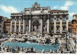 CARTOLINA  ROMA,LAZIO-FONTANA DI TREVI-STORIA,MEMORIA,CULTURA,RELIGIONE,IMPERO ROMANO,BELLA ITALIA,VIAGGIATA 1959 - Fontana Di Trevi