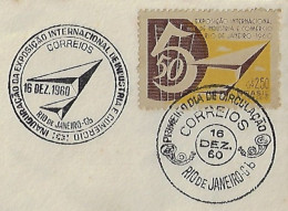 Brazil 1960 FDC Commemorative Cancel Opening Of The International Exhibition Of Industry And Commerce In Rio De Janeiro - FDC