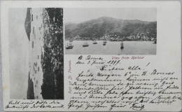 C. P. A. : Virgin Islands : Port Of St. Thomas, View From Harbour,  Dansk Vestindien, In 1899 - Virgin Islands, US
