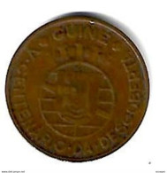 Guinea Bissau 1 Escudo 1946   Km7 Vf+ - Guinea-Bissau