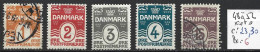 DANEMARK 48 à 52 * ( 48 & 52 Oblitérés ) Côte 23.30 € - Neufs