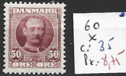 DANEMARK 60 * Côte 35 € - Neufs