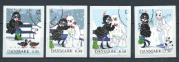 Danemark 2010 Série Oblitérée  N° 1602/1605 Contes D'hiver Noël - Used Stamps