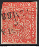 Parma 1853 Sass.7 O/Used VF/F - Parma