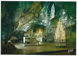 LA GRUTA MILAGROSA - LA GROTTE MIRACULEUSE - THE MIRACULOUS GROTTO - LA GROTTA MIRACOLOSA.- LOURDES.- FRANCIA - Lieux Saints